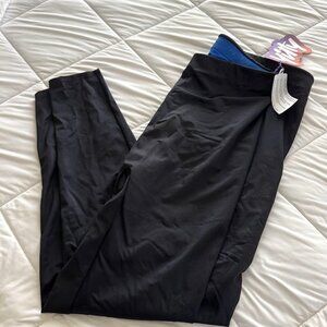 Yitty Spotlight Ruched Leggings | Women’s XXL | Black Shimmer | NWT